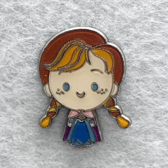 🔮 5/$25 Disney Frozen Anna Cutie Pin - Picture 1 of 2